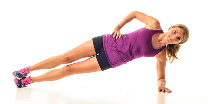 Übung „Side Plank“.